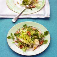 Watercress, Frisee, and Pear Salad_image
