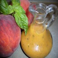 Basil Peach Salad Dressing. image