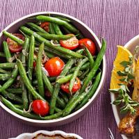 Green Beans with Tomatoes & Basil image