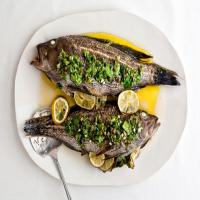Whole Fish With Lime Salsa Verde image