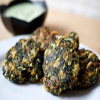 Chard Cakes With Sorrel Sauce_image