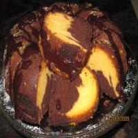 Chocolate Orange Swirl Cake With Yummy Orange Glaze image