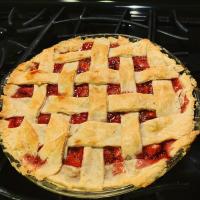 Strawberry Rhubarb Pie image