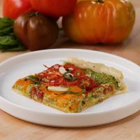 Heirloom Tomato Tart With Vegan Basil Ricotta Recipe by Tasty_image