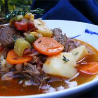 Savory Vegetable Beef Soup_image