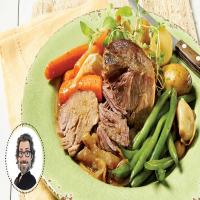 Old-fashioned slow-cooked pork blade roast from Christian Bégin_image