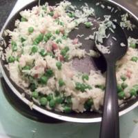 Pea and Pancetta Risotto image