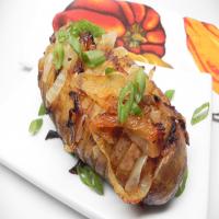Baked Potatoes on the Grill with Onion image