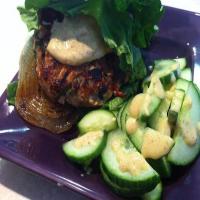 Spinach and Sun-dried Tomato Burgers w/ Feta Cheese image