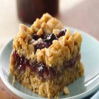 Gluten-Free Peanut Butter and Jam Cookie Bars image
