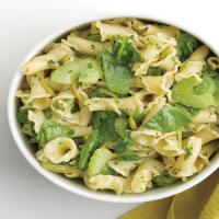 Tangy Pasta Salad with Spinach image