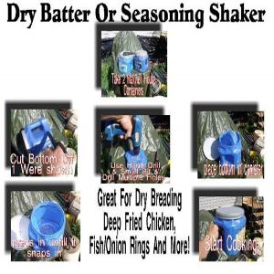 Dry Batter Or Seasoning Shaker For Deep Frying image