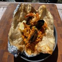 Sunny's Easy Mussels and Shrimp Paella Pouches_image