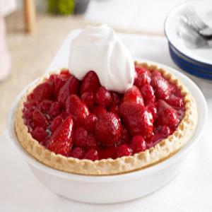 Glazed Red Berry Pie_image