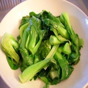 Stir-fried Baby Bok Choy with Garlic and Ginger_image