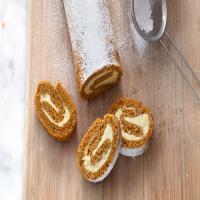 Pumpkin Roulade with Mascarpone and White Chocolate image