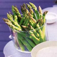 Asparagus with Wasabi-Mayonnaise Dip image