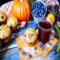 Blueberry Pumpkin Southern Comfort Muffins_image