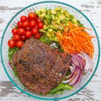 Spice-Rubbed Flank Steak Salad Recipe by Tasty image