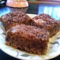 Macadamia Nut Blondies With Caramel-Maple Topping image