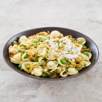 Orecchiette with Peas, Pine Nuts, and Ricotta Recipe - (4/5) image
