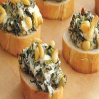 Spinach and Parmesan Crostini image