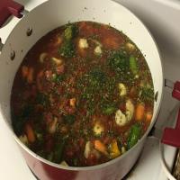 Tortellini Vegetable Soup image