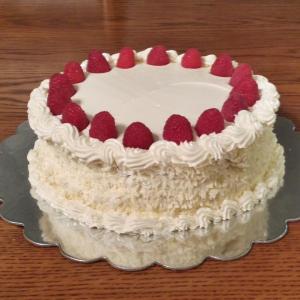 White Chocolate-Raspberry Cake image