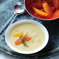 Root-Vegetable Soup with Orange, Ginger, and Tarragon image