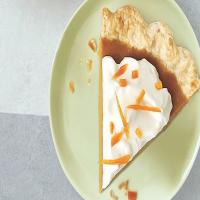 Citrus Pumpkin Pie With Grand Marnier Cream image