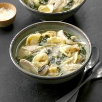 Chicken & Spinach Tortellini Soup image