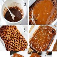 Salted Pretzel Caramel Brownies_image