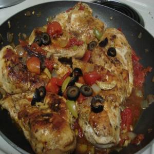Chicken Breast With Tomato Olive Sauce image