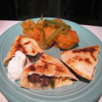 Steak Quesadillas With Hot Peach Salsa_image