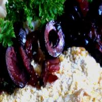 Red Onion and Black Olive Sauce image