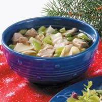 Turkey Noodle Soup for Two image