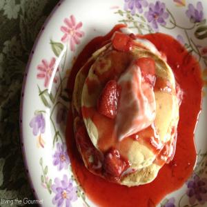Pancakes with Strawberry Sauce Recipe - (4.4/5) image