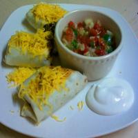 Southwestern Chicken and Black Bean Burritos image