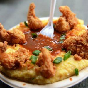Stew Fried Shrimp and Grits_image