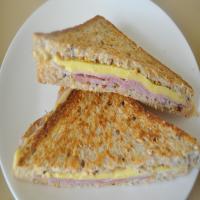 Diner-Style Grilled Ham & Cheese Sandwiches image