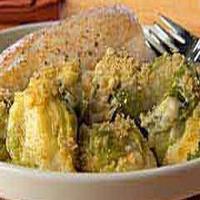 Creamy Cheesy Brussels Sprouts au Gratin image