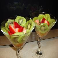 Rendezvous of Strawberries and Kiwi Fruit image