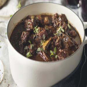 Braised Beef Short Ribs with Red Wine and Chocolate image