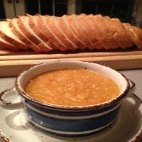 Yellow Split Pea Soup With Caramelized Onions image