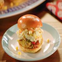 Crab-Boil Sliders with Homemade Coleslaw image