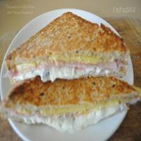 Decadent Grilled Ham and Cheese Sandwich image