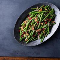 Roasted Green Beans with Walnuts, Lemon and Cranberries image