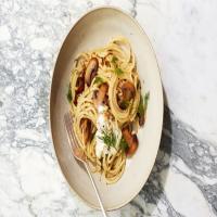Pasta with Mushrooms, Dill, and Creme Fraiche image