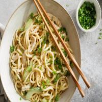 Cold Noodles With Sesame Sauce, Chicken And Cucumbers image