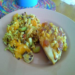 Mango Pineapple Chicken With Mandarin Rice Salad image